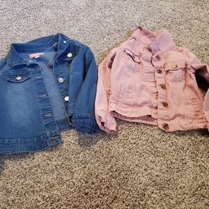 Stylish Kids Denim and Pink Jackets